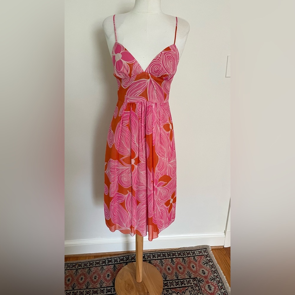 Vintage Empire Waist Midi Dress